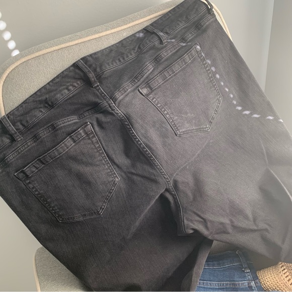 TORRID SLIM BOOT JEANS PREMIUM STRETCH WASHED BLACK MID RISE Denim Plus - Picture 4 of 8